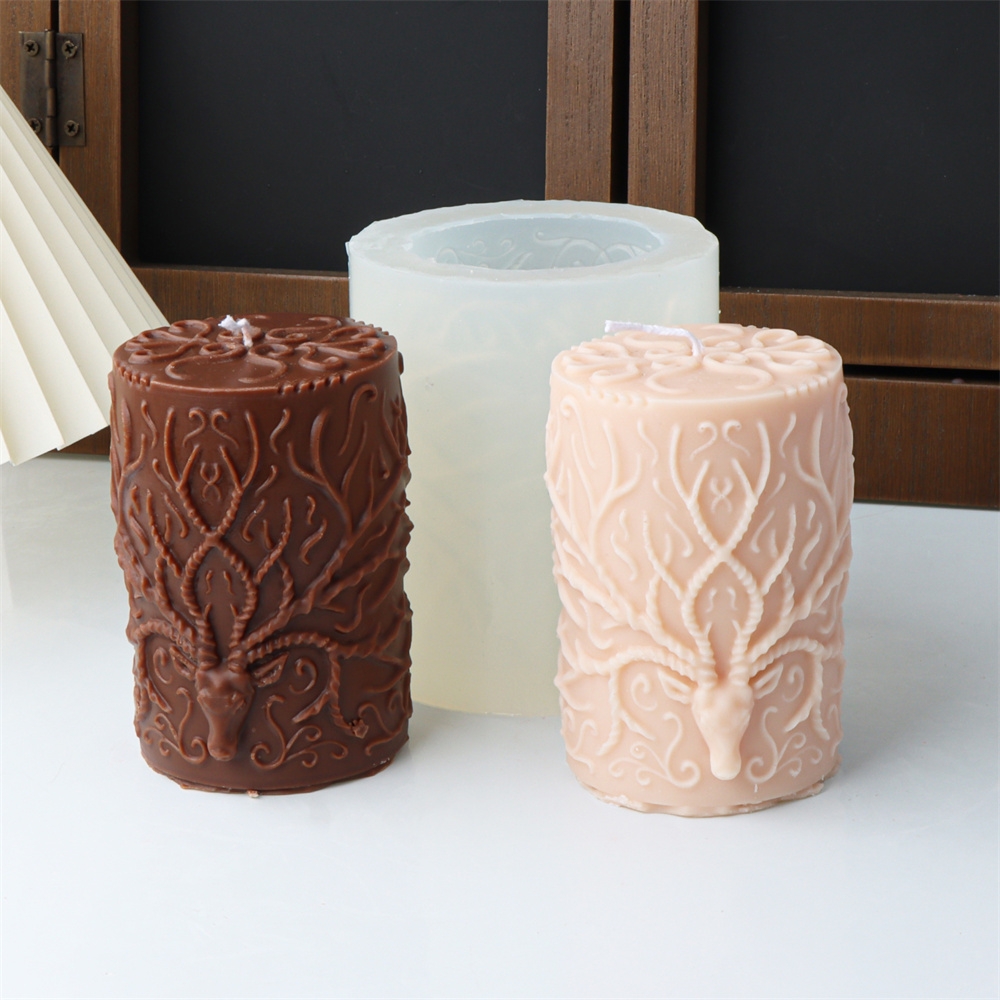 3D Reindeer Antle Pillar Candl - Elk Bugle Call recension och pris