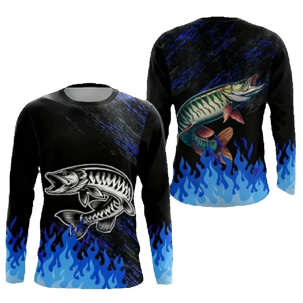 Mens Fishing Shirt Long Sleeve - Outdoor Hunting Prints recension och pris