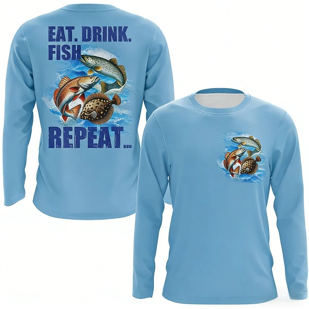 Mens Fishing Shirt Long Sleeve - Outdoor Hunting Prints recension och pris