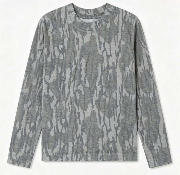 Camo Long Sleeve T‑Shirt Tree  - Outdoor Hunting Prints recension och pris